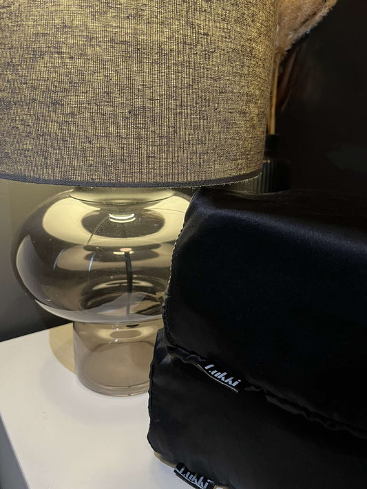 JUODI šilkiniai pagalvių užvalkalai 1 vnt