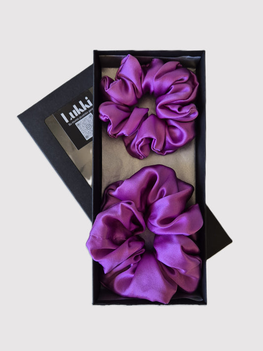 ALYVINĖ atlasinio šilko plaukų gumytė