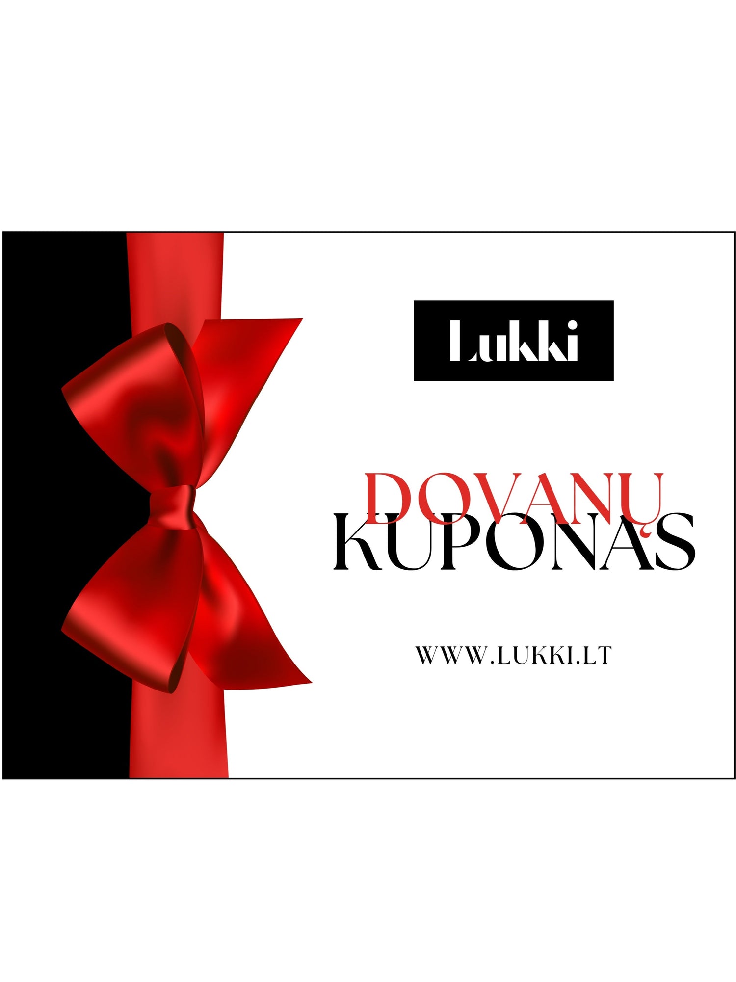 DOVANŲ KUPONAS